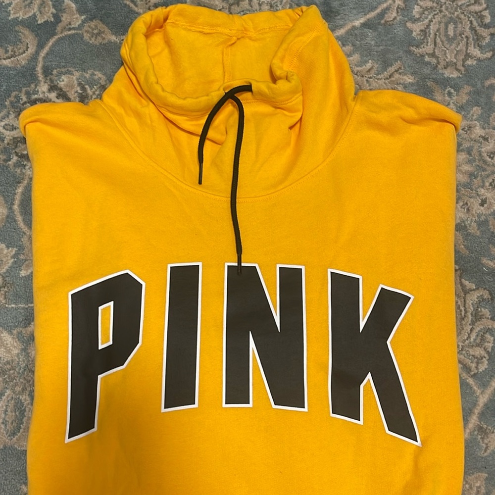 Pink (Victoria Secret) mock neck sweatshirt